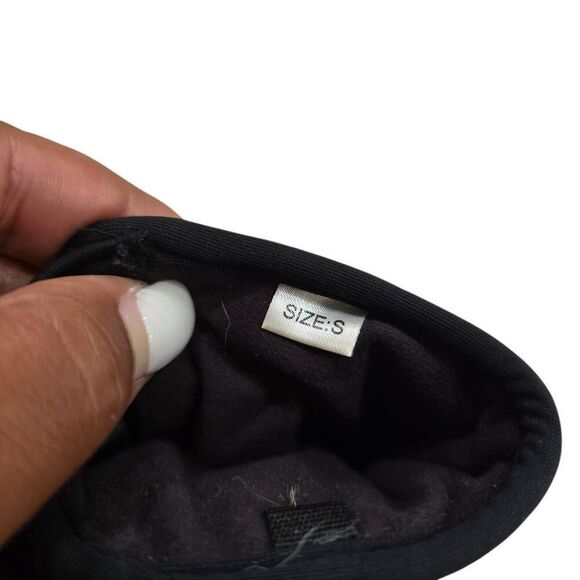 POC Palm X Mitten Gloves Men's Small Black Leather Hook & Loop Warm Waterproof - Picture 3 of 6